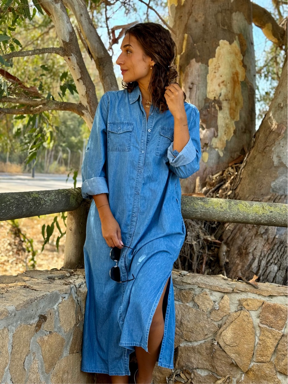 VESTIDO CAMISERO DENIM