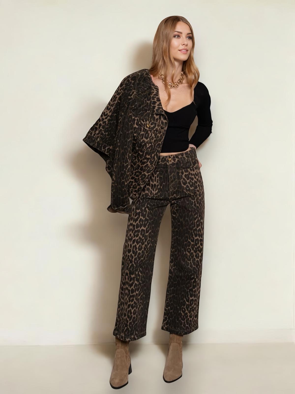 PANTALON LEOPARDO WIDE LEG