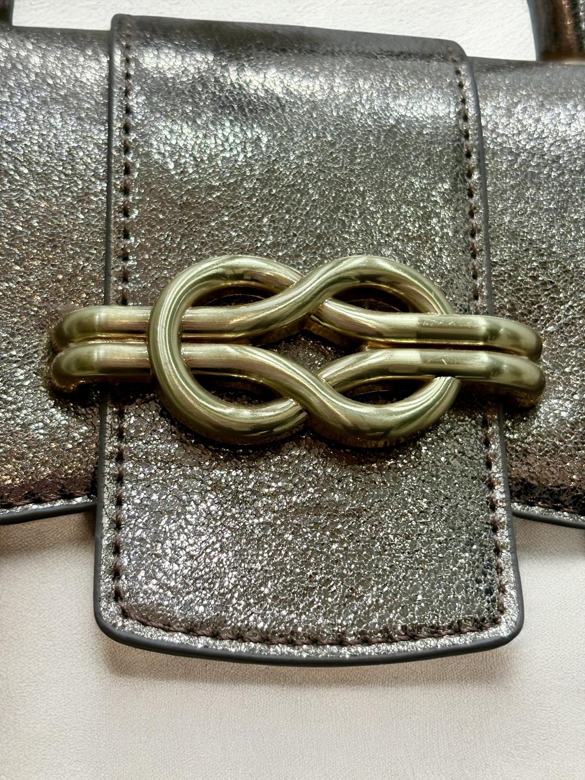 BOLSO CITY HEBILLA METALIZADO 2