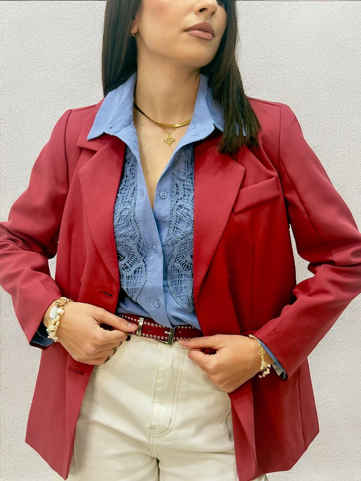 BLAZER BURDEOS