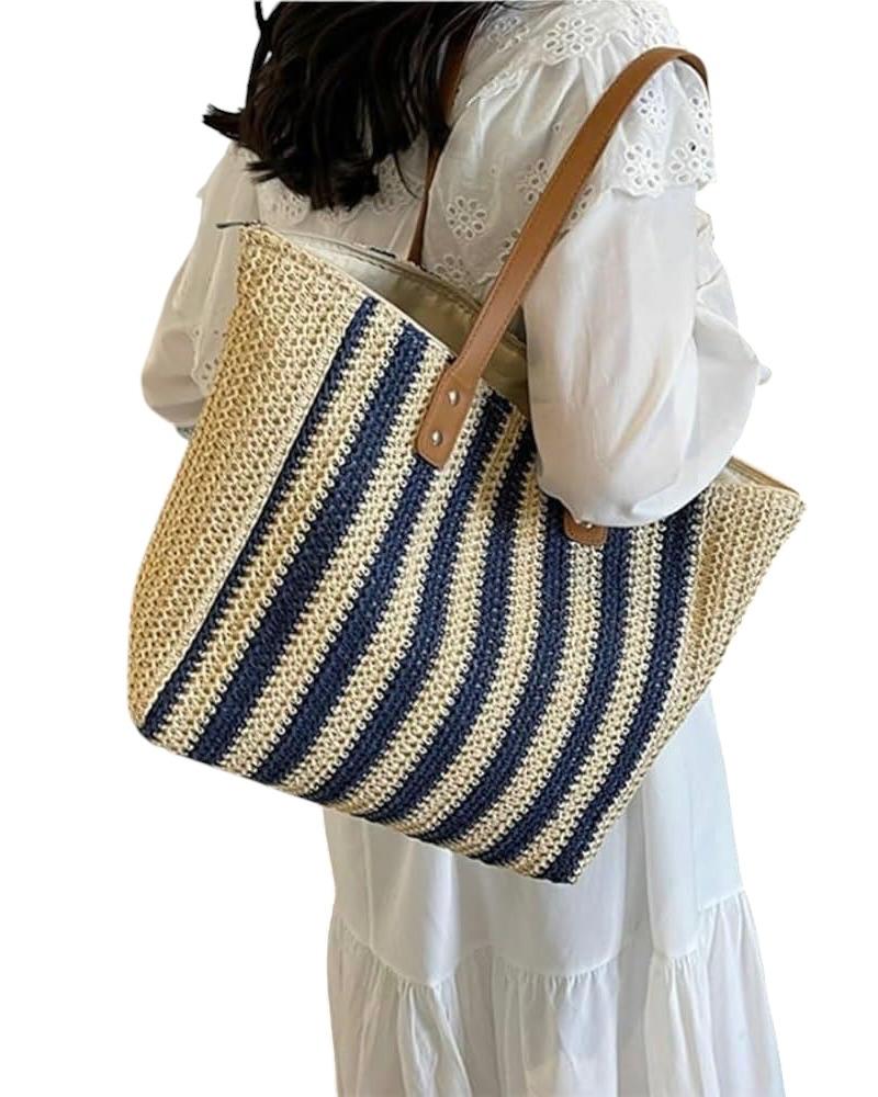 BOLSO ESPARTO RAYAS 