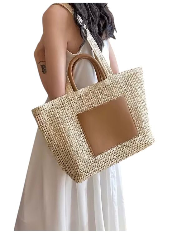 BOLSO ESPARTO CUADRADO