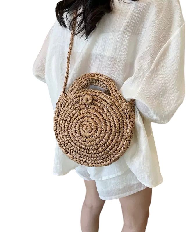 BOLSO ESPARTO REDONDO 2