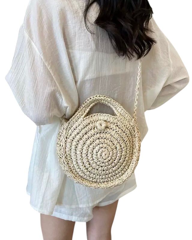 BOLSO ESPARTO REDONDO