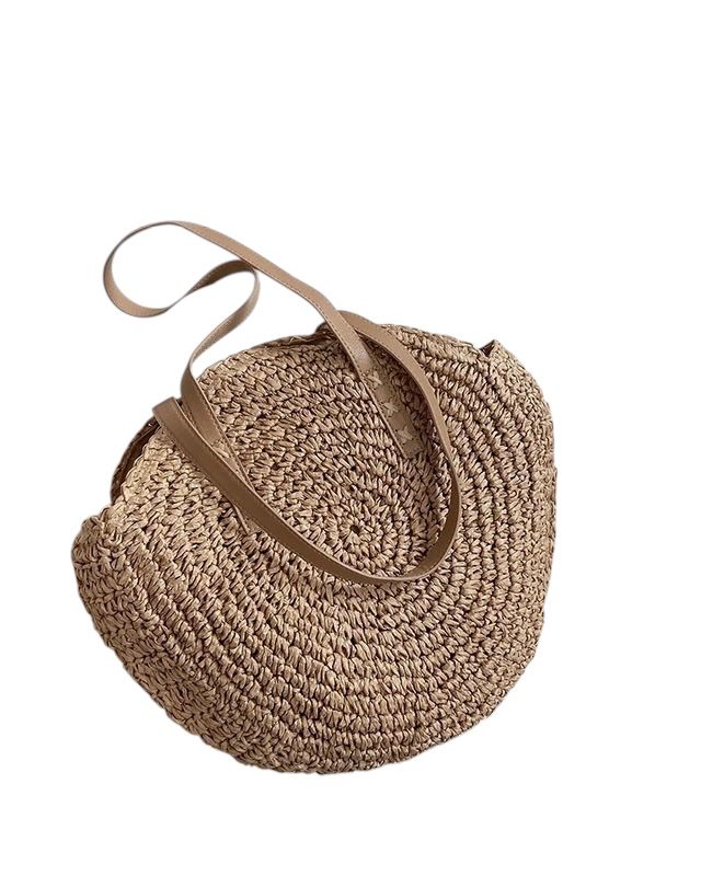 BOLSO ESPARTO REDONDO HOMBRO  2
