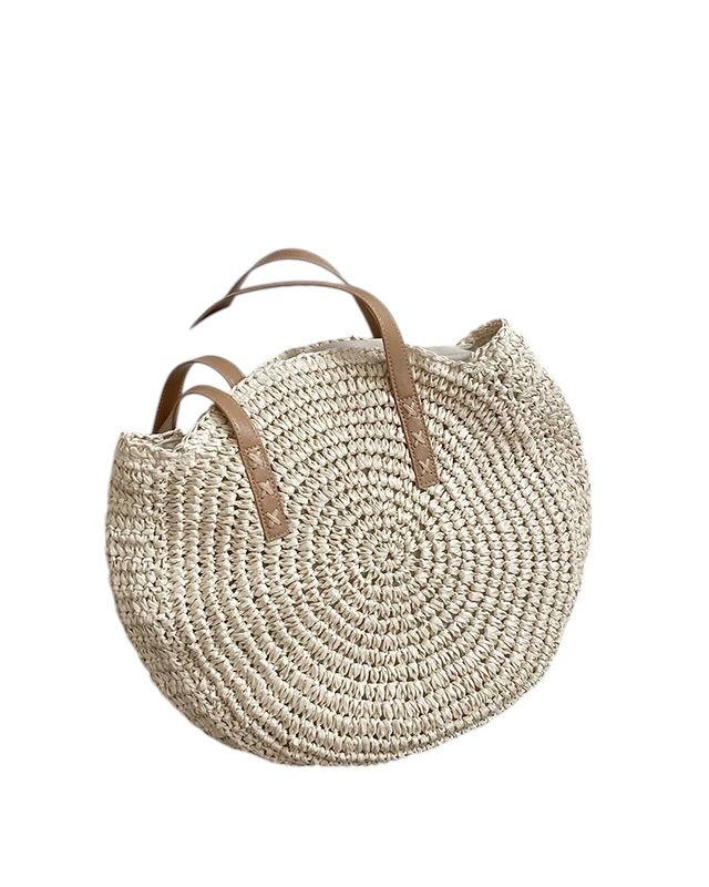 BOLSO ESPARTO REDONDO HOMBRO 