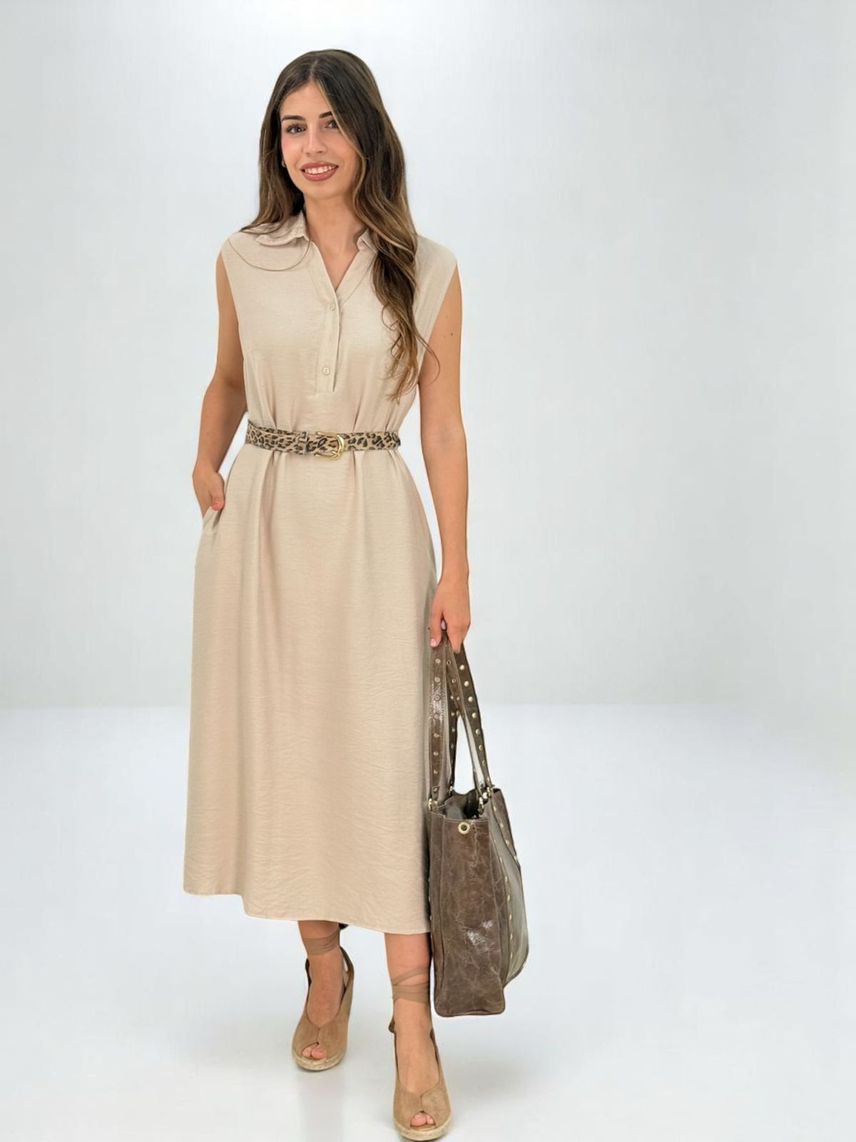 VESTIDO CAMISERO TIRANTE 2