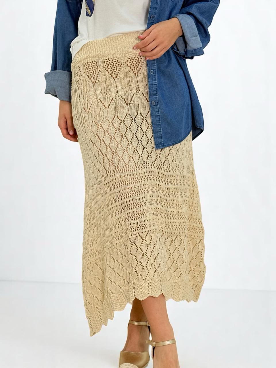FALDA CROCHET