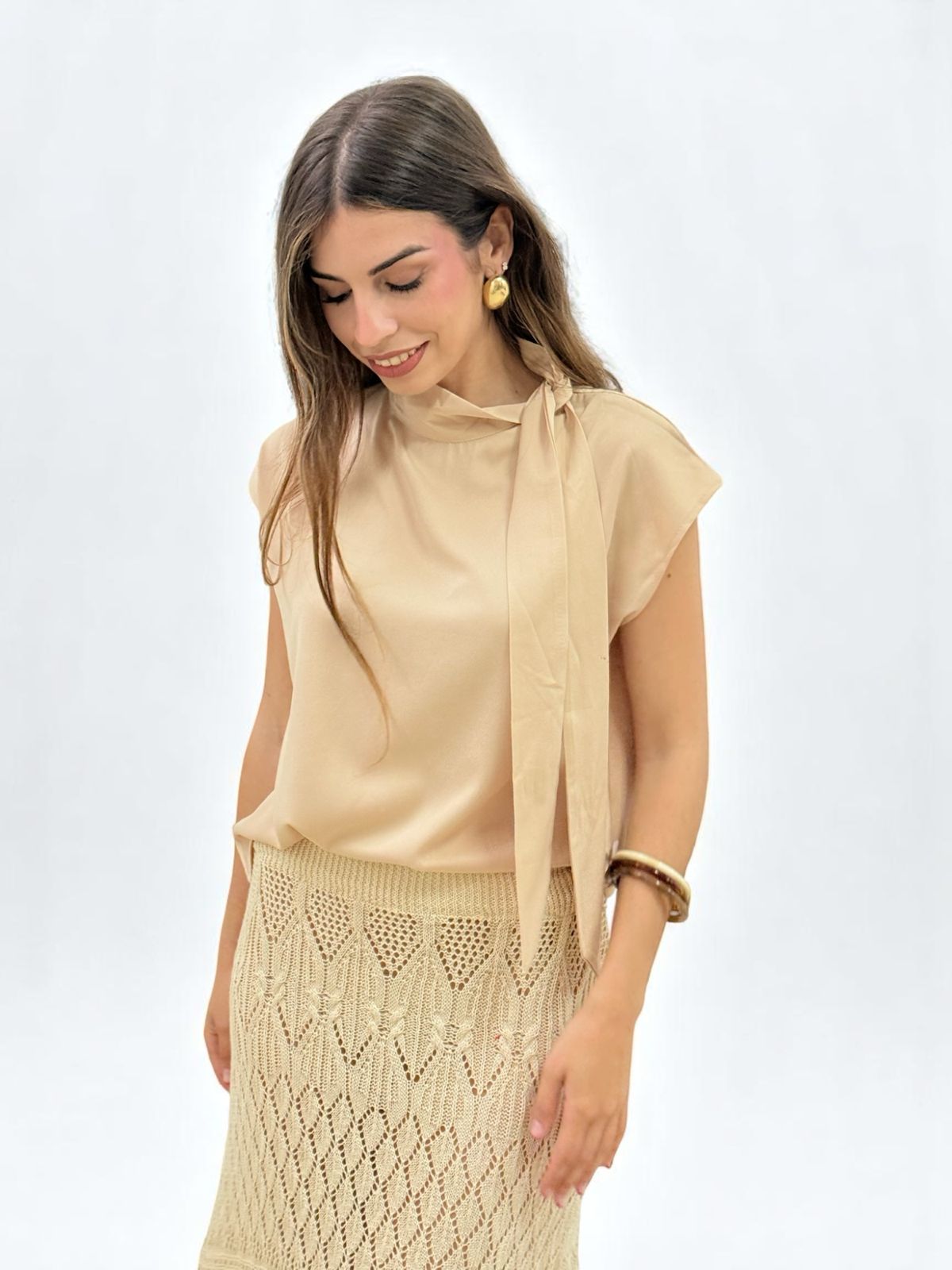BLUSA BEIGE LAZADA