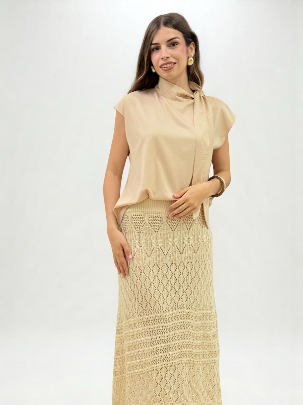 BLUSA BEIGE LAZADA