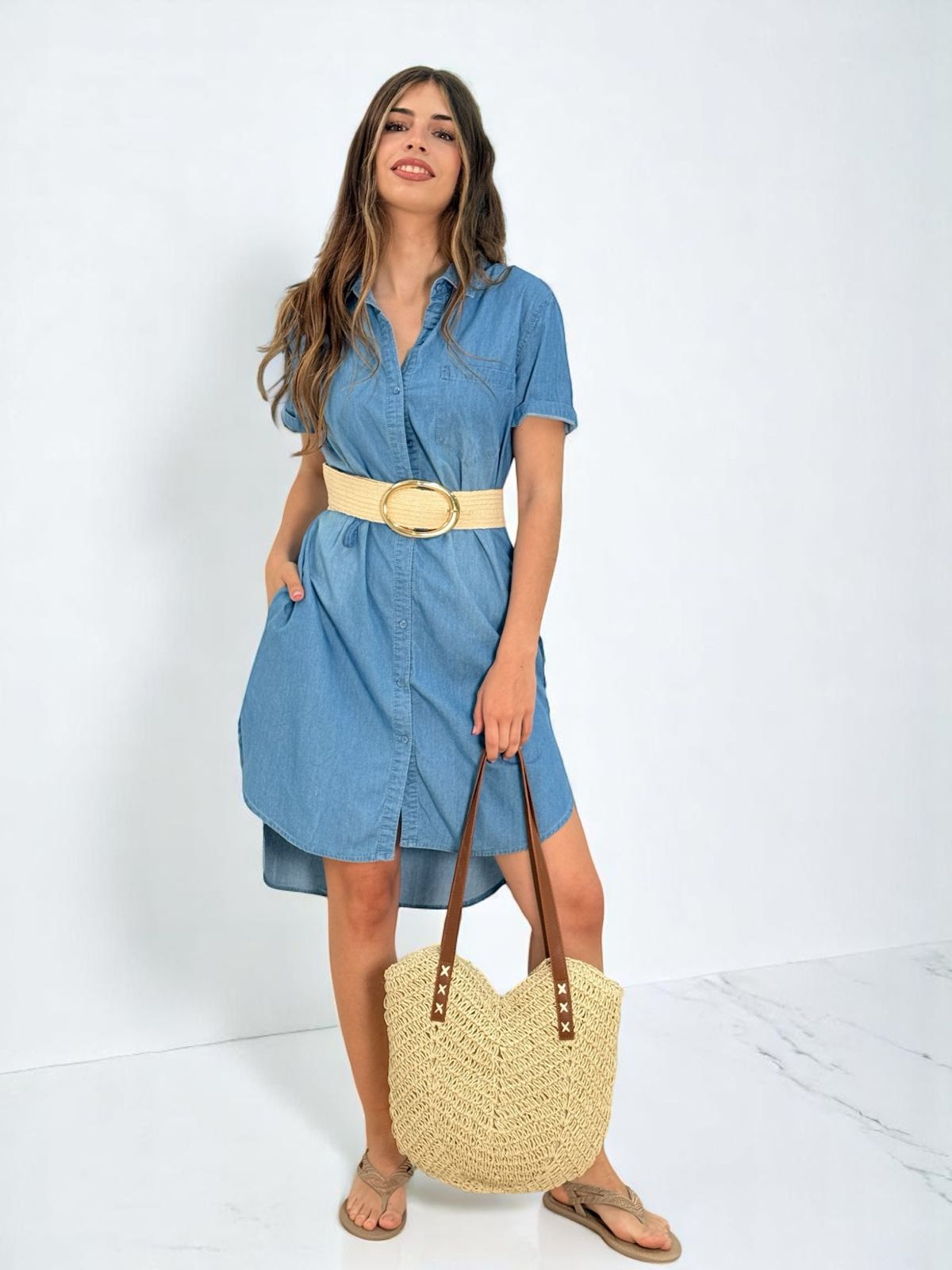 VESTIDO VAQUERO 