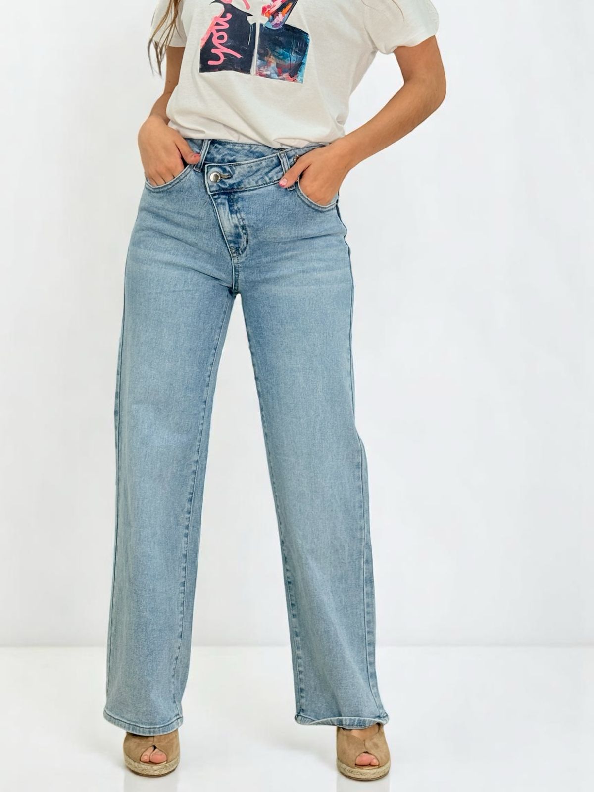 PANTALON DENIM BOTON 