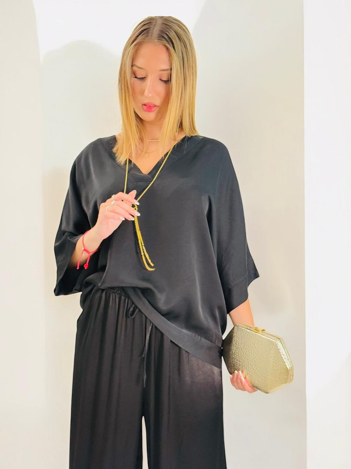 BLUSA SATINADA 