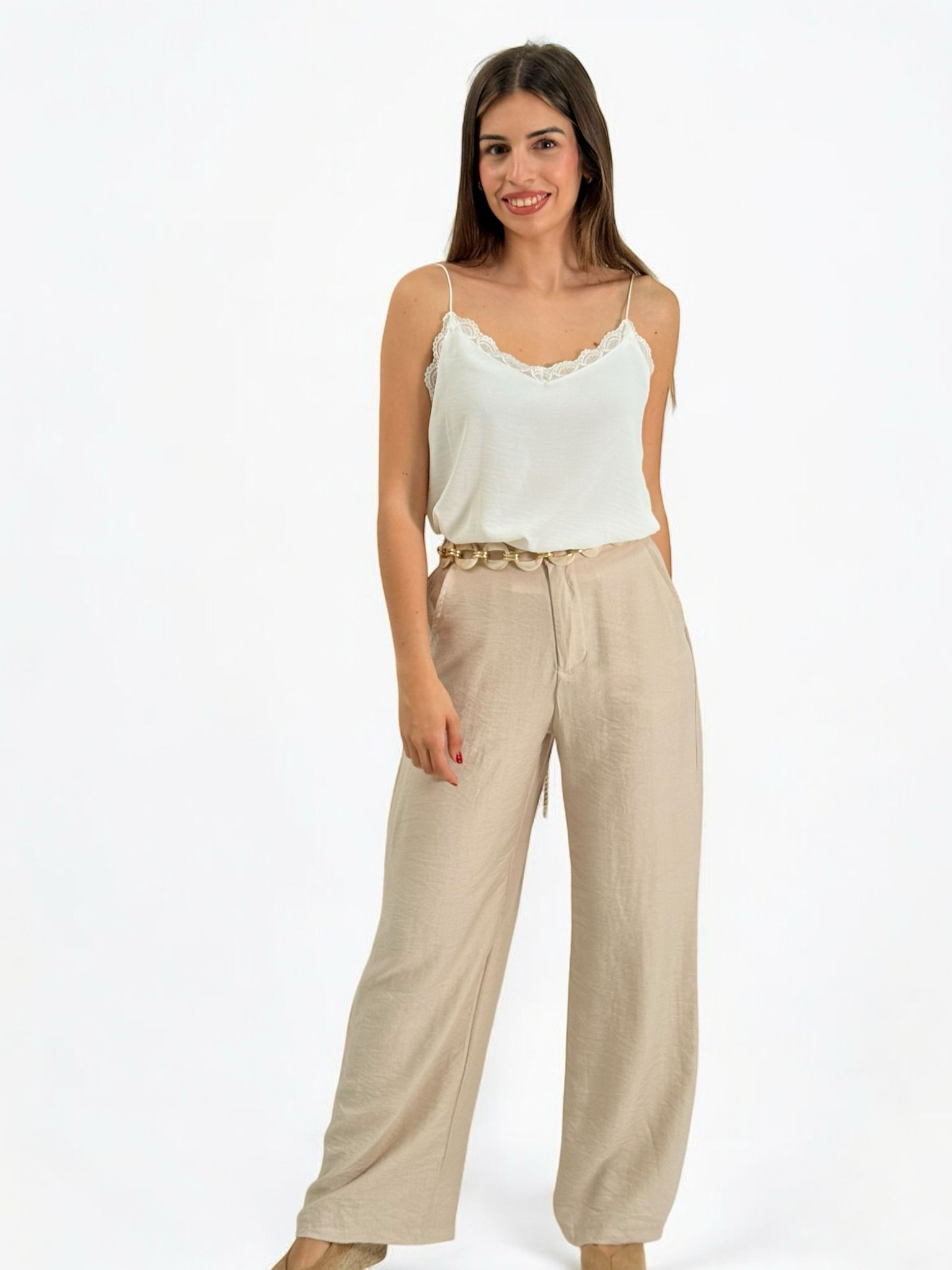 PANTALON SATINADO FLUIDO