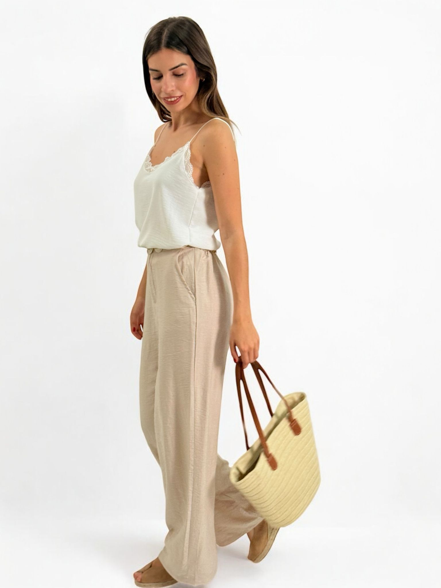 PANTALON SATINADO FLUIDO