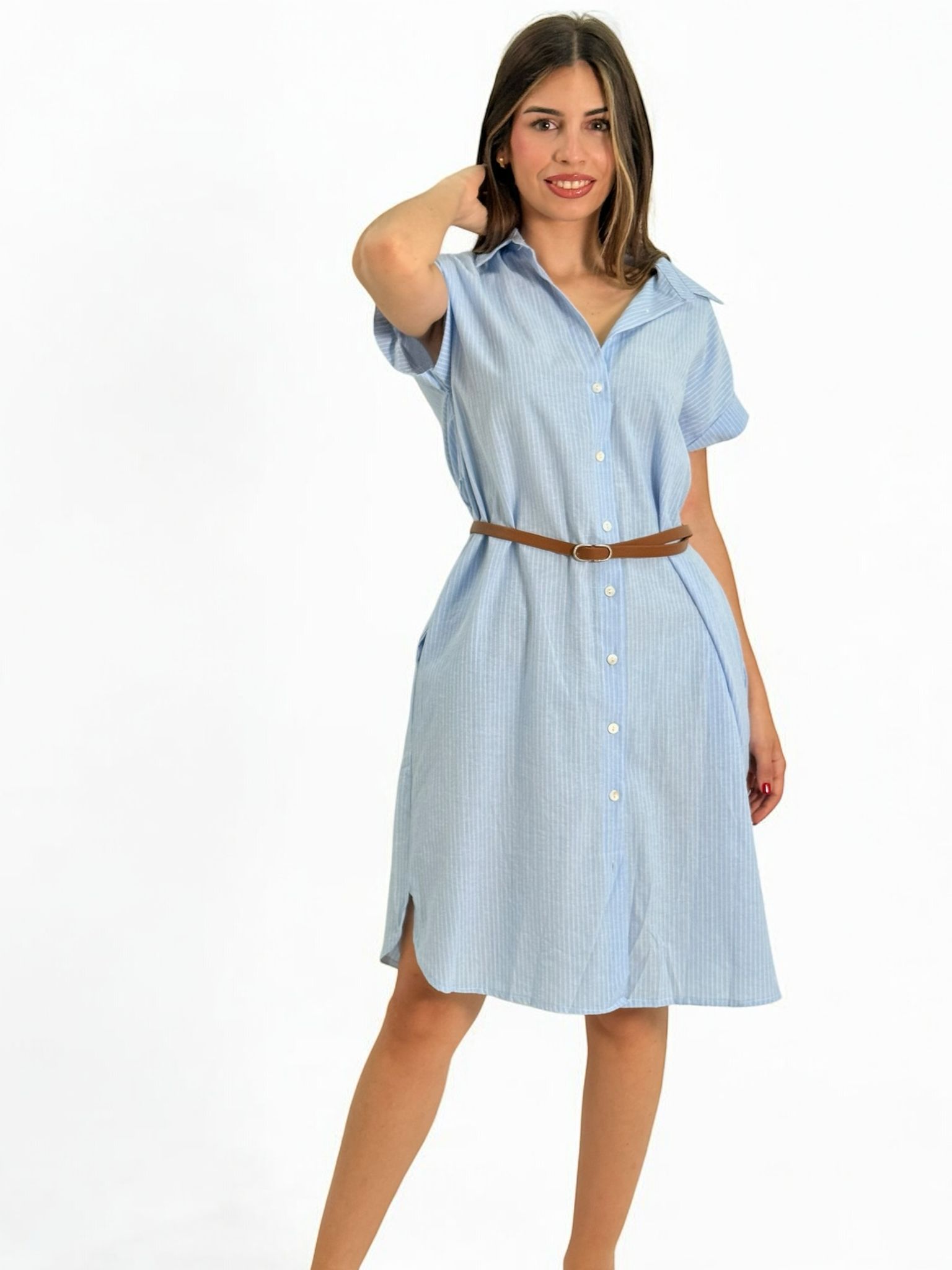 VESTIDO CAMISERO RAYAS