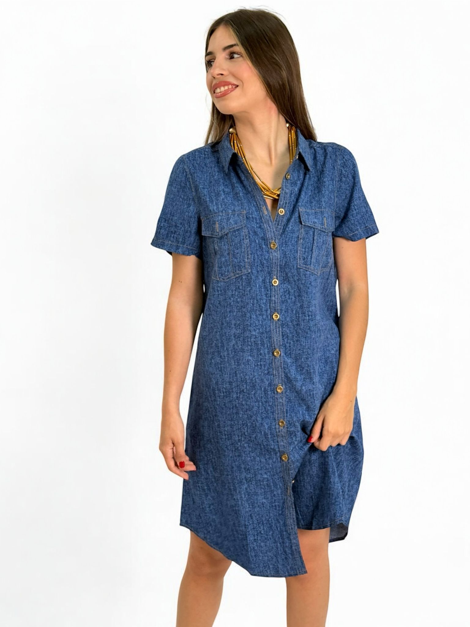 VESTIDO DENIM FLUIDO