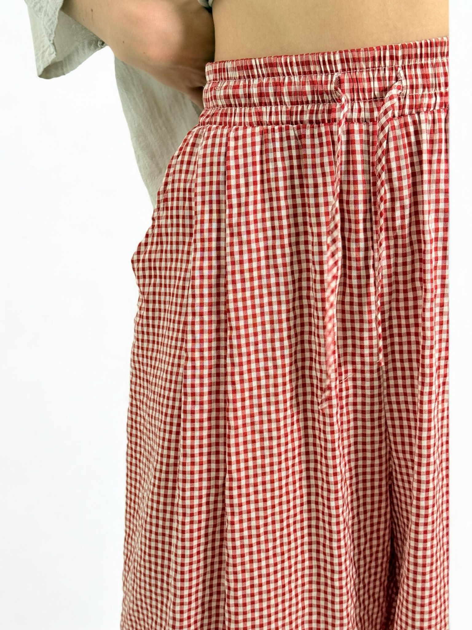 PANTALON VICHY ANCHO