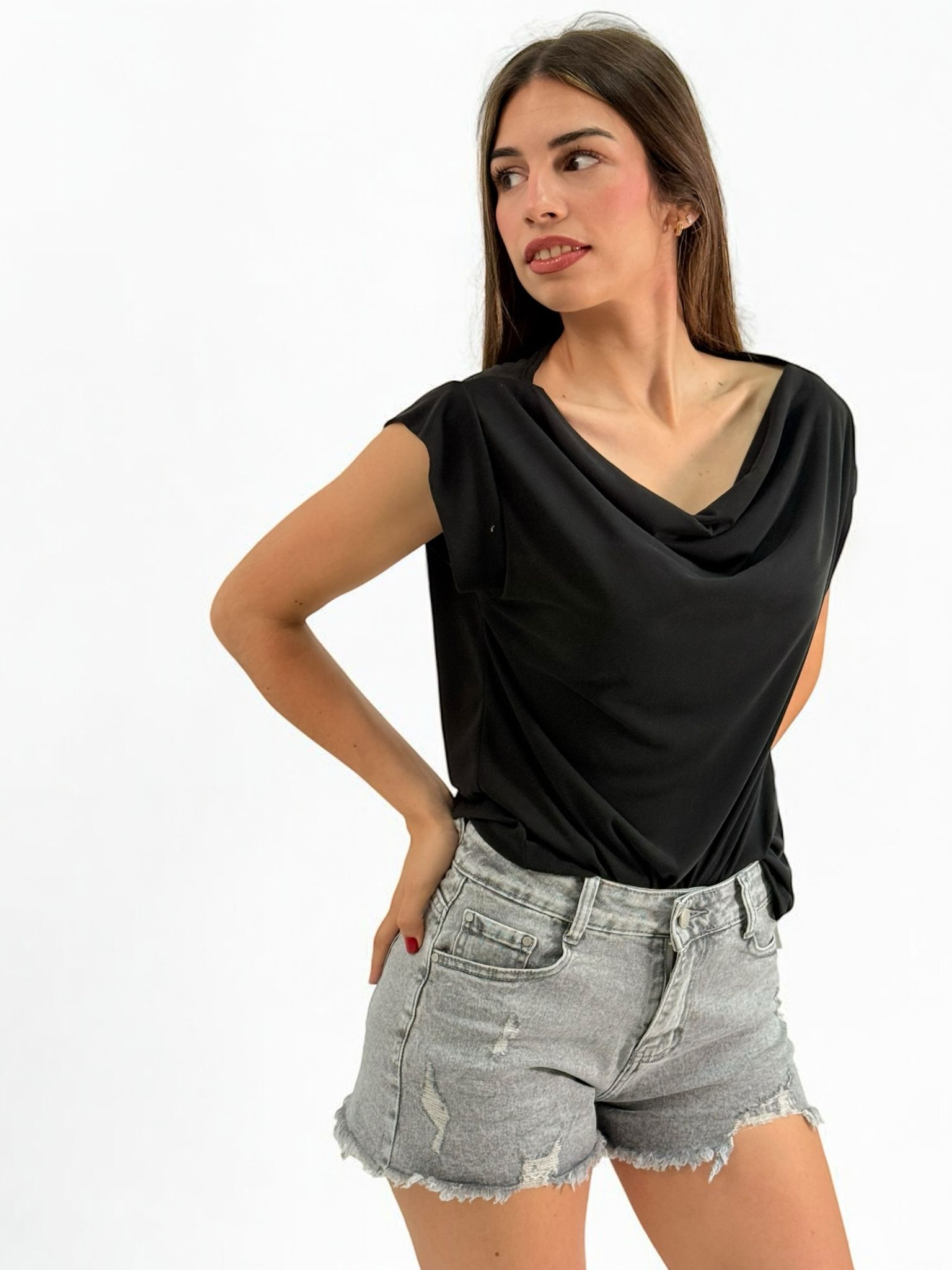 SHORT DENIM GRIS 2