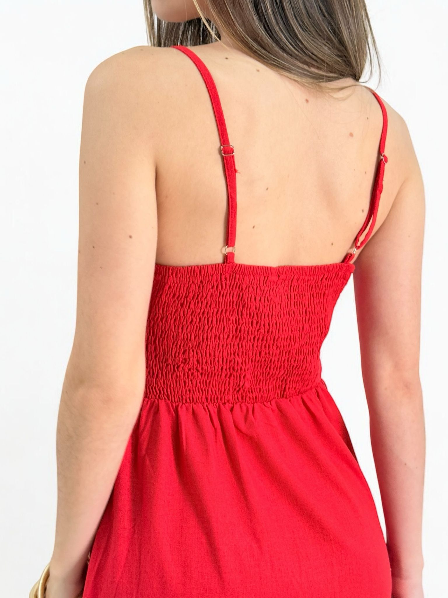 VESTIDO LINO BOTONES