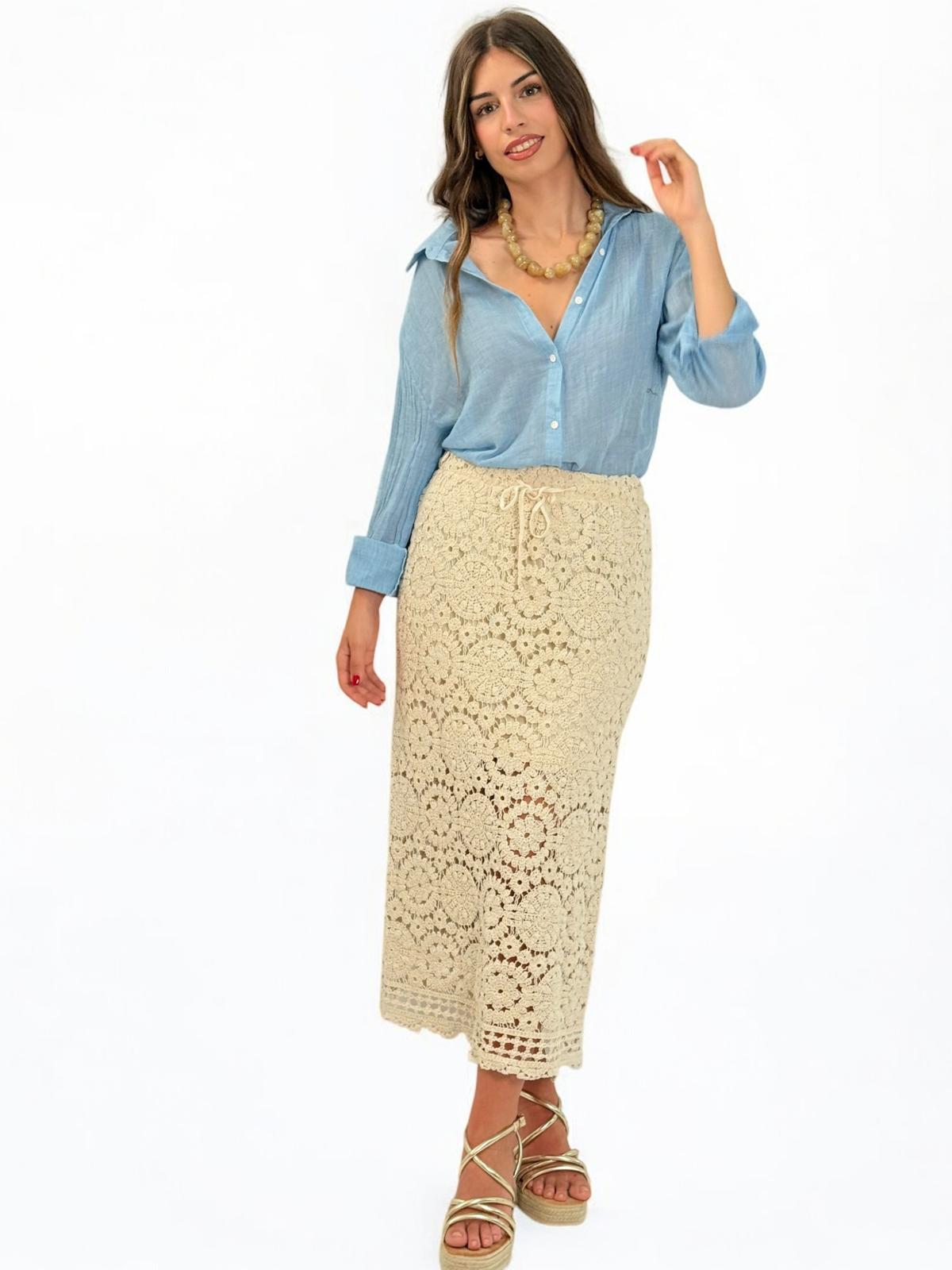 FALDA CROCHET