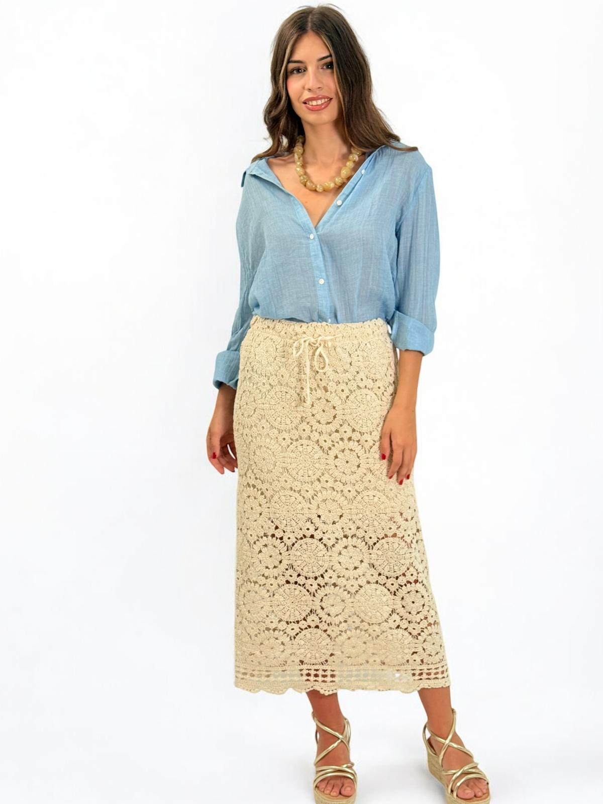 FALDA CROCHET