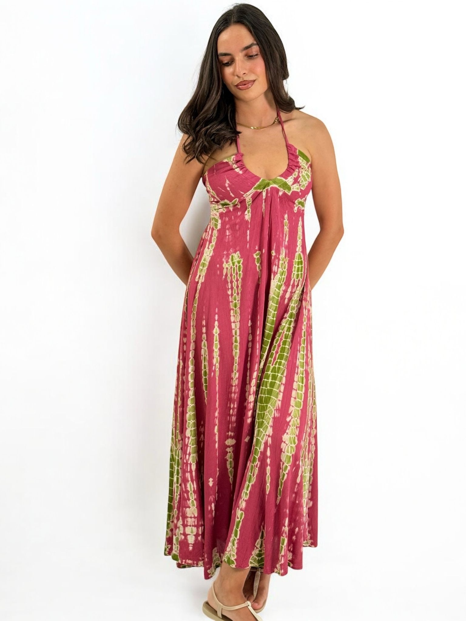 VESTIDO ESTAMPADO TIE