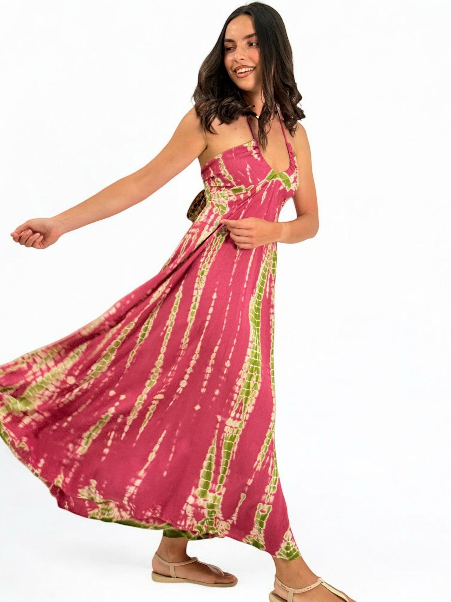 VESTIDO ESTAMPADO TIE