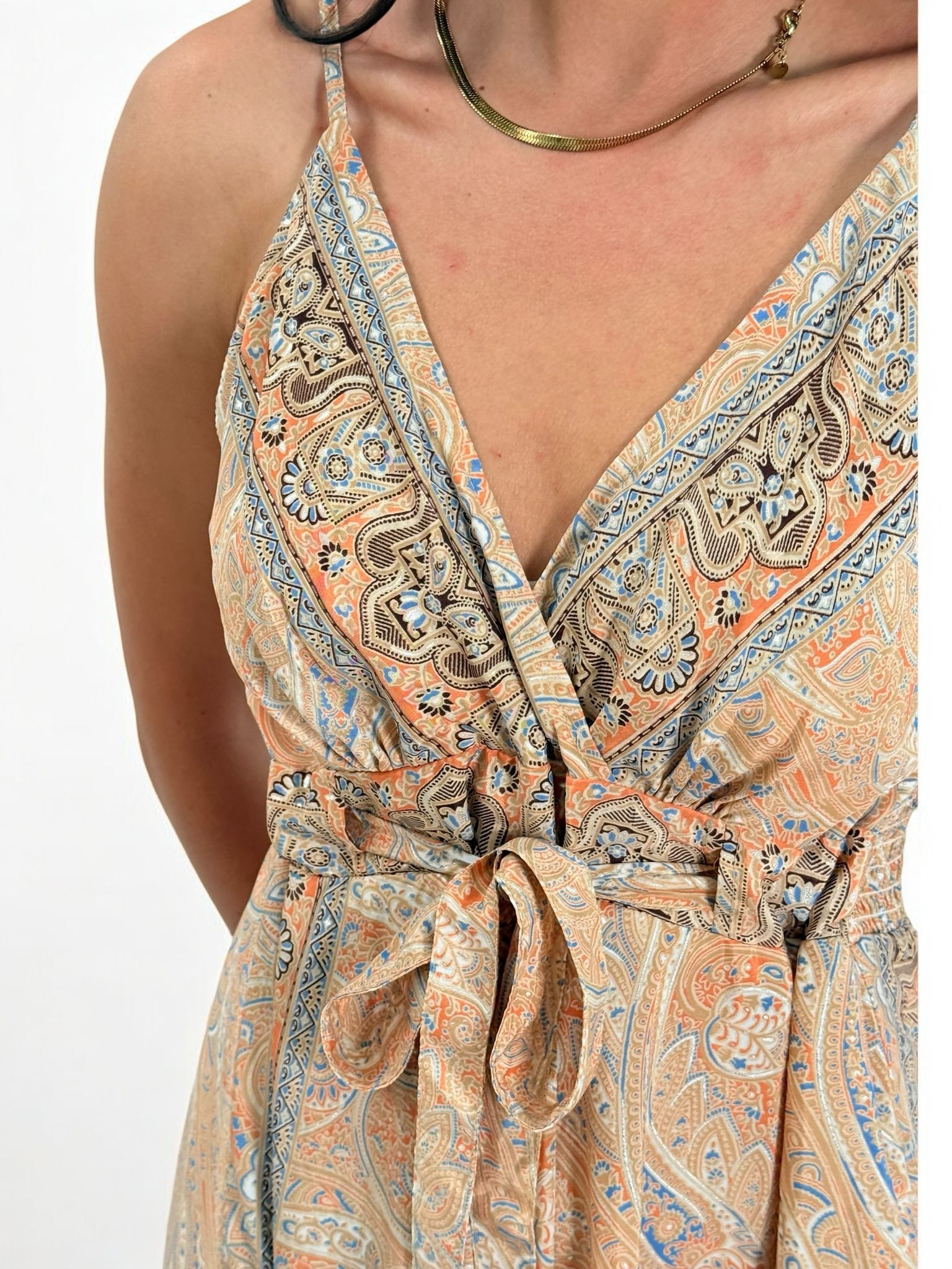 VESTIDO SEDA ESTAMPADO