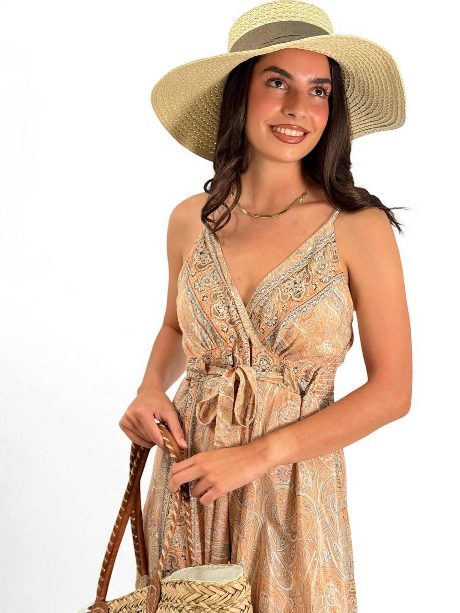 VESTIDO SEDA ESTAMPADO