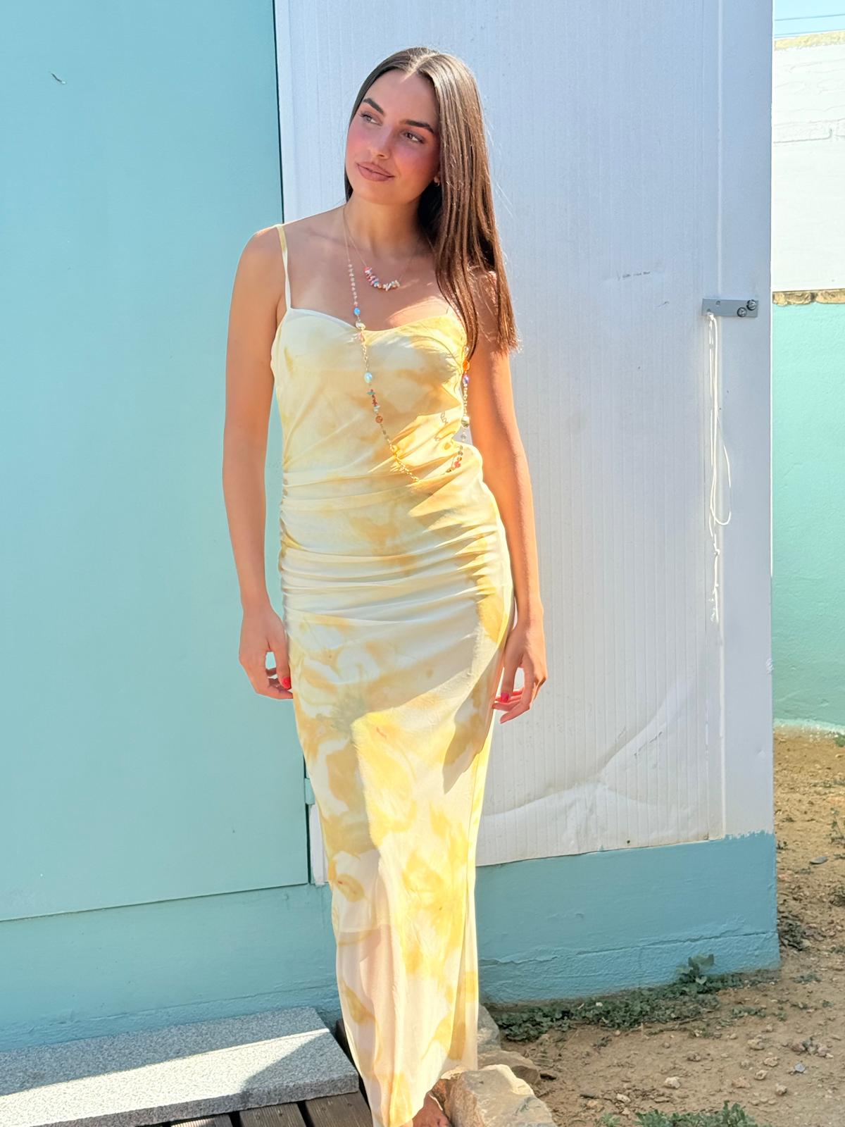 VESTIDO TUL AMARILLO 2