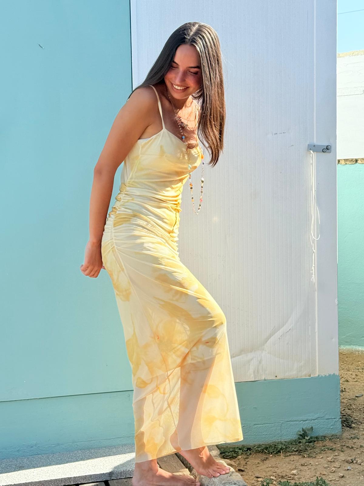VESTIDO TUL AMARILLO
