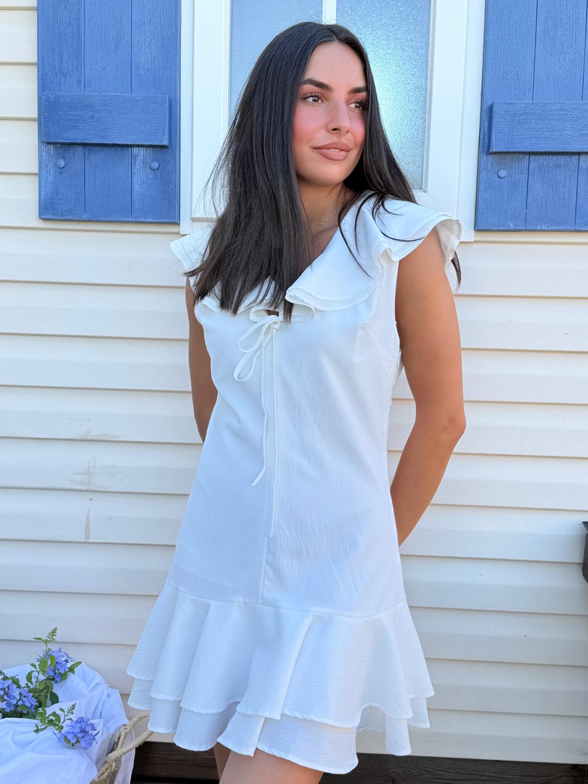 VESTIDO BLANCO SOLAPA