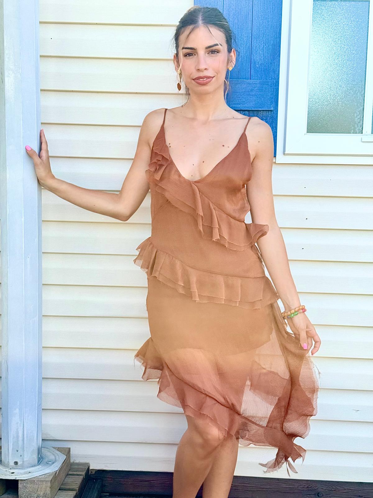 VESTIDO VOLANTE
