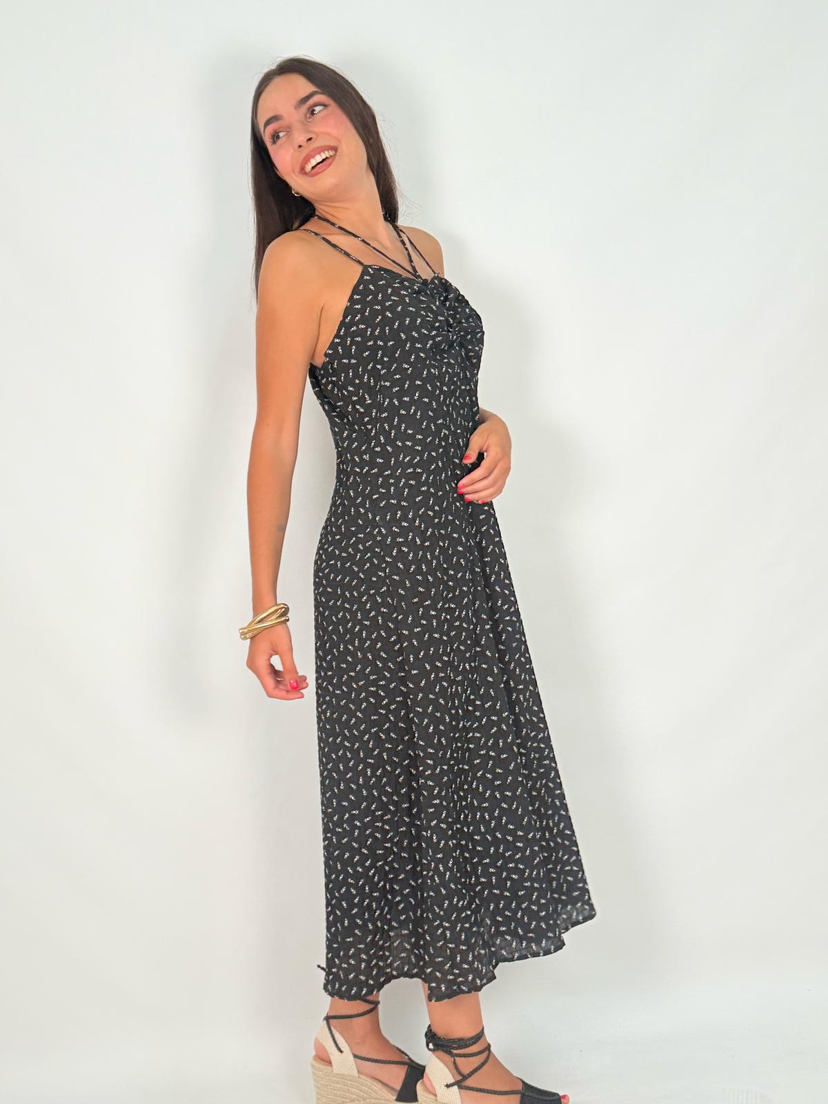 VESTIDO TOQUELADO ESTAMPADO