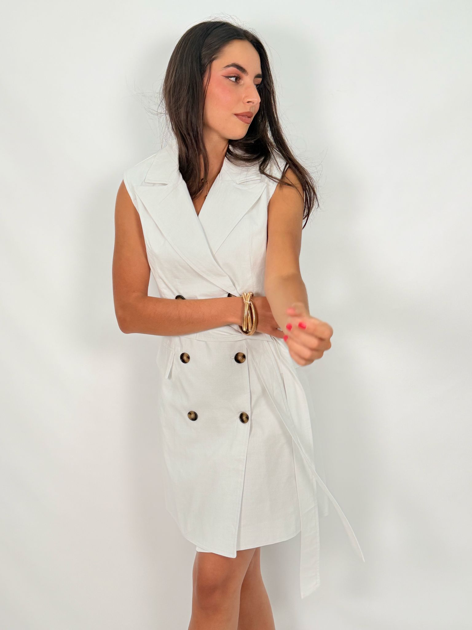 VESTIDO GABARDINA