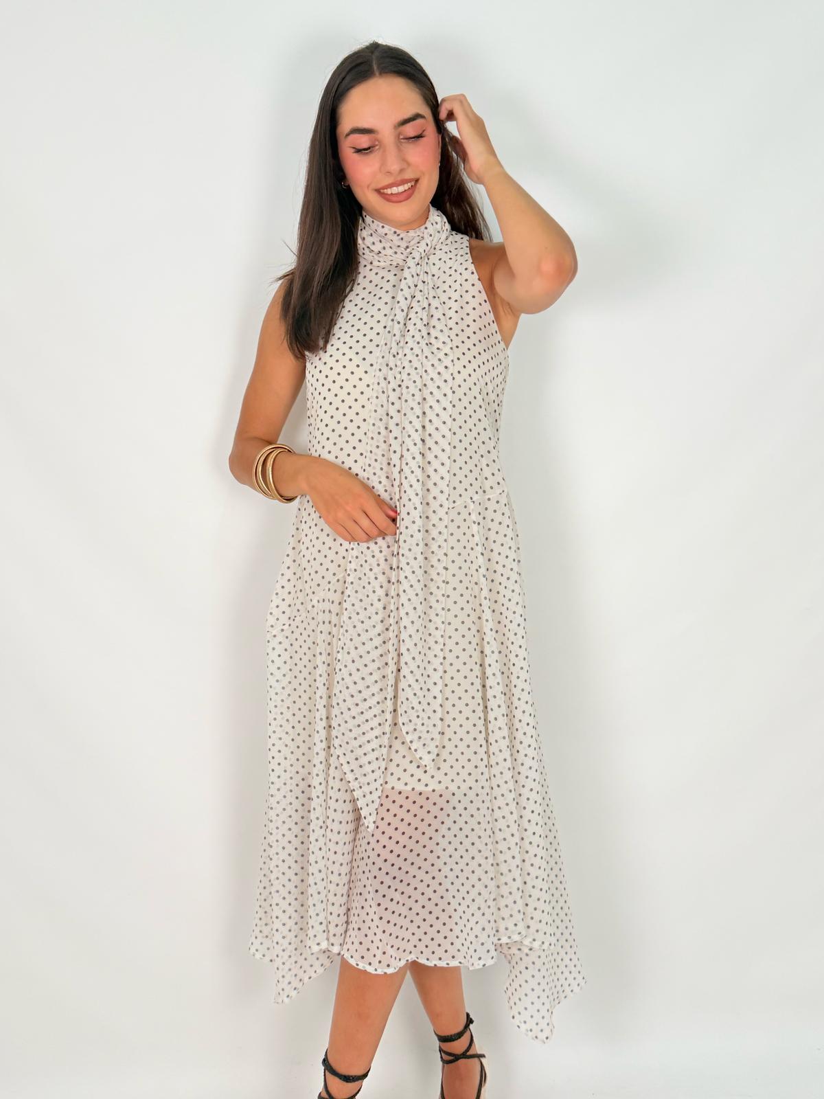 VESTIDO LUNARES MIDI