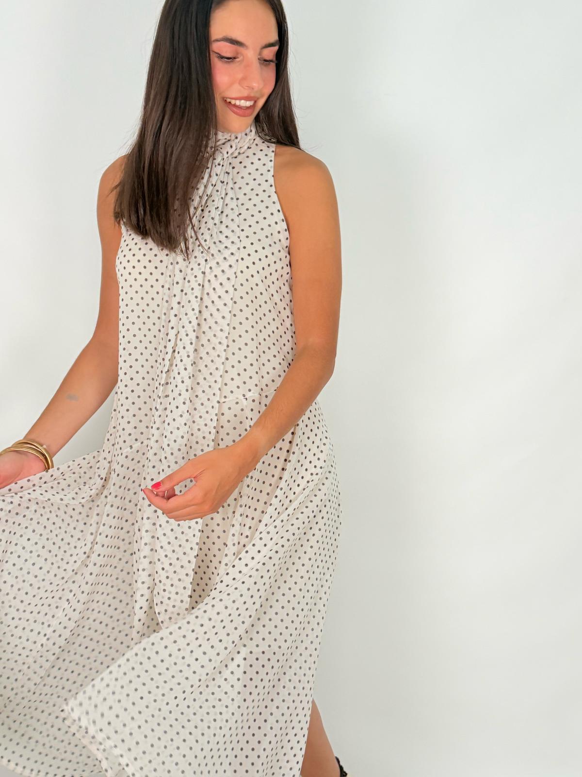 VESTIDO LUNARES MIDI