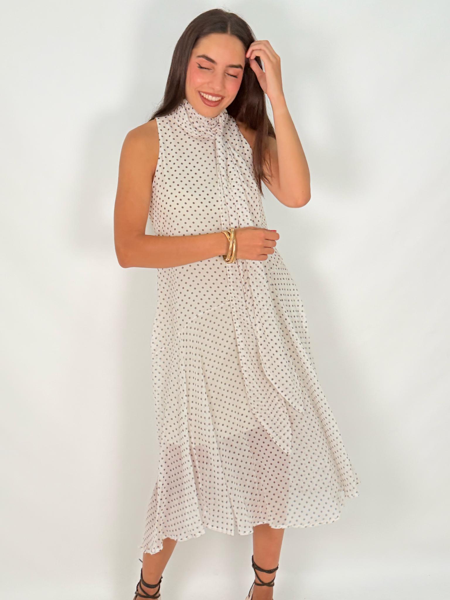 VESTIDO LUNARES MIDI