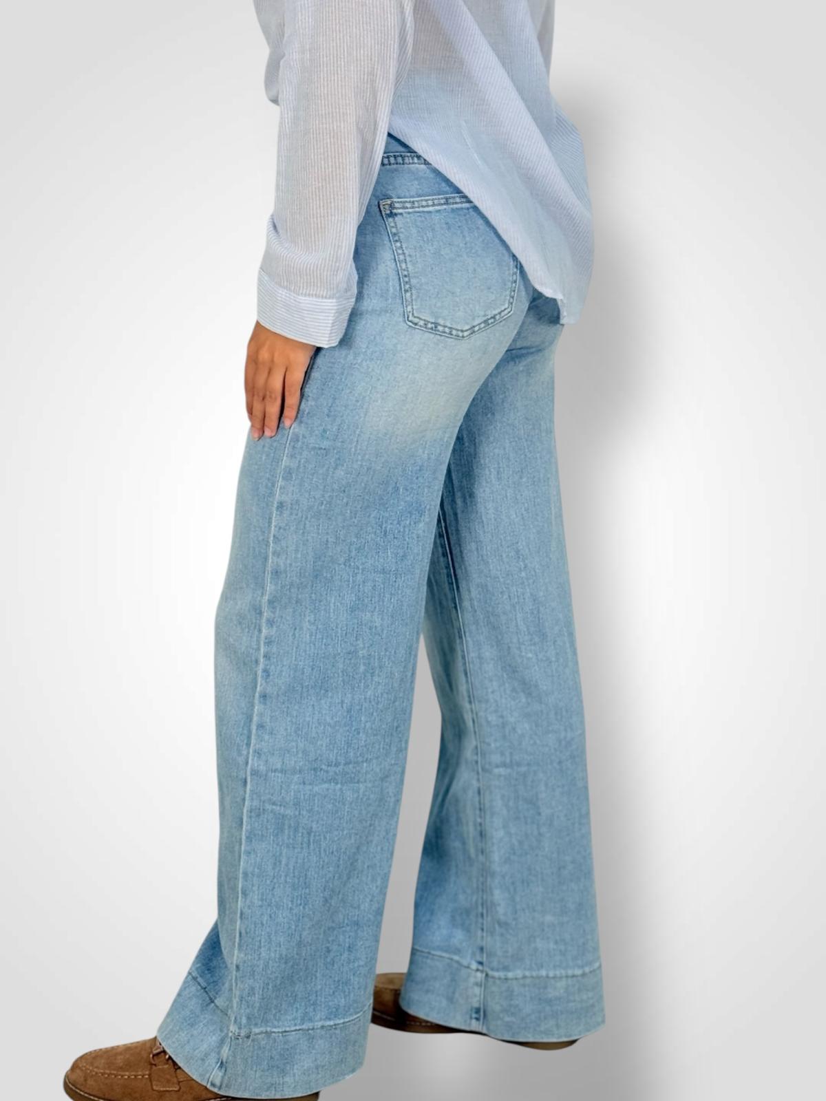 PANTALON ANCHO DENIM