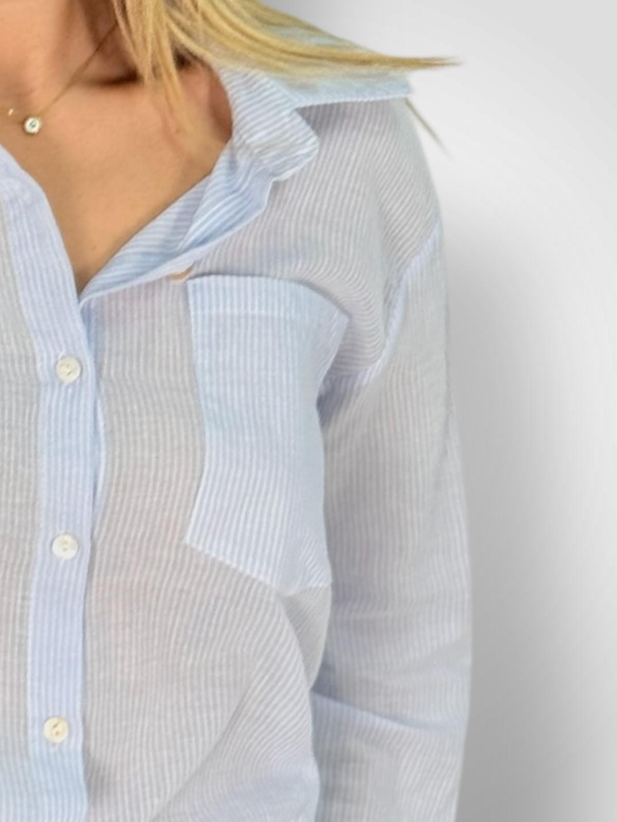 CAMISA RAYAS LEO