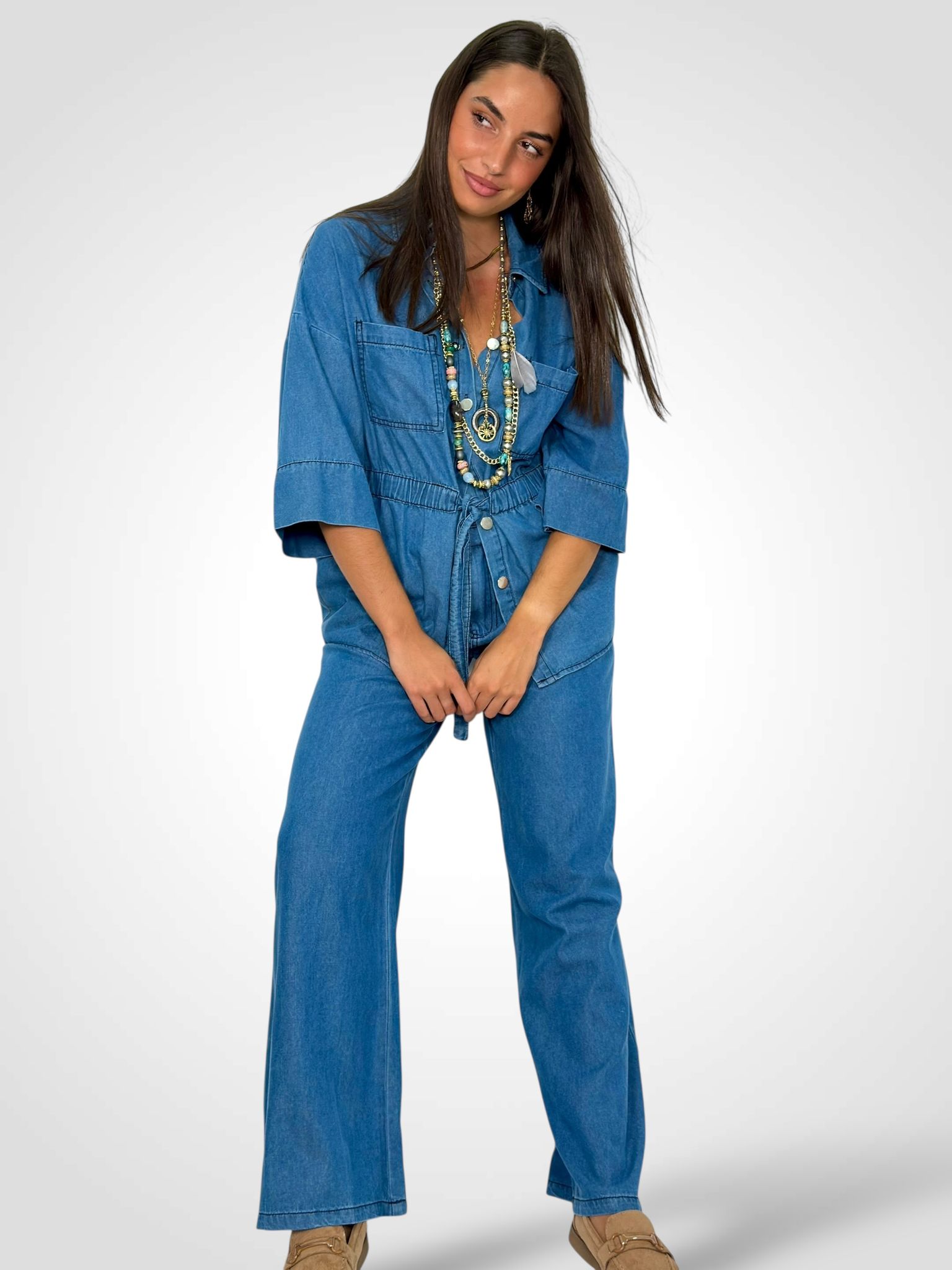 PANTALON DENIM FLUIDO