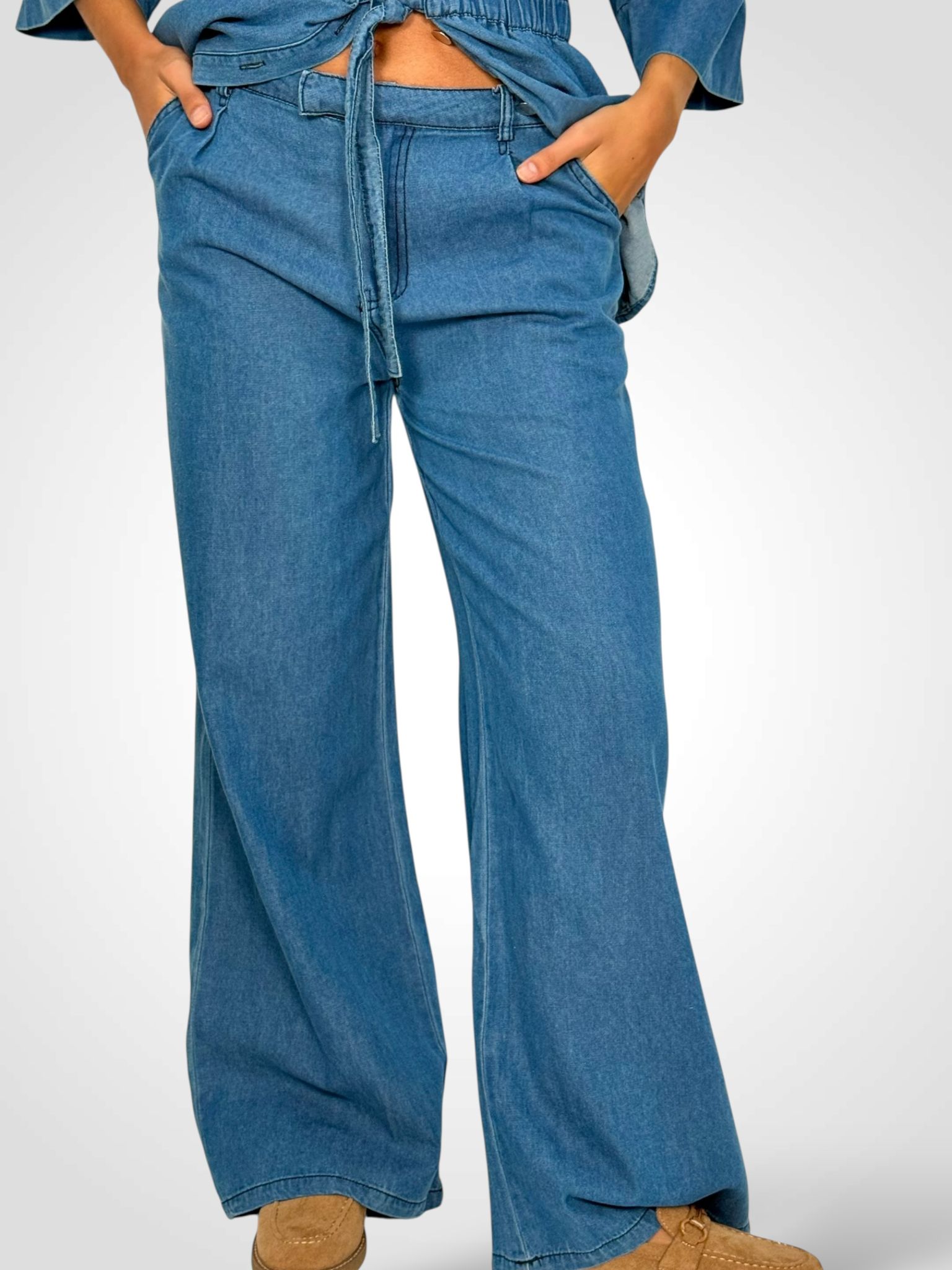 PANTALON DENIM FLUIDO
