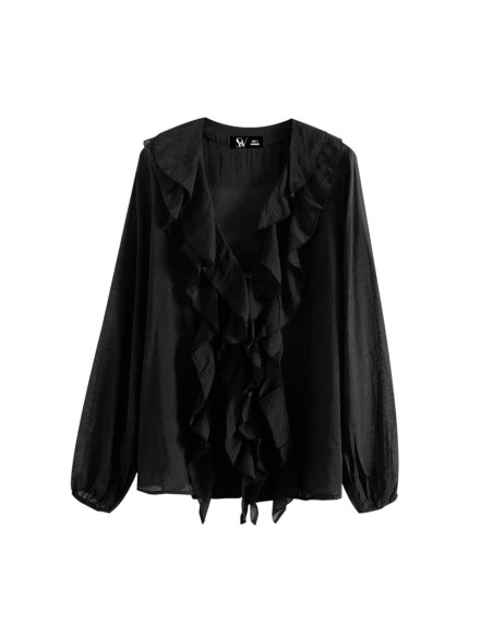 CAMISA GASA VOLANTES