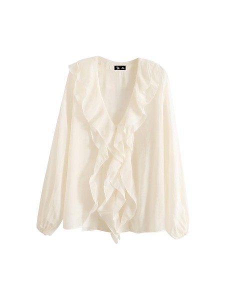 CAMISA GASA VOLANTES