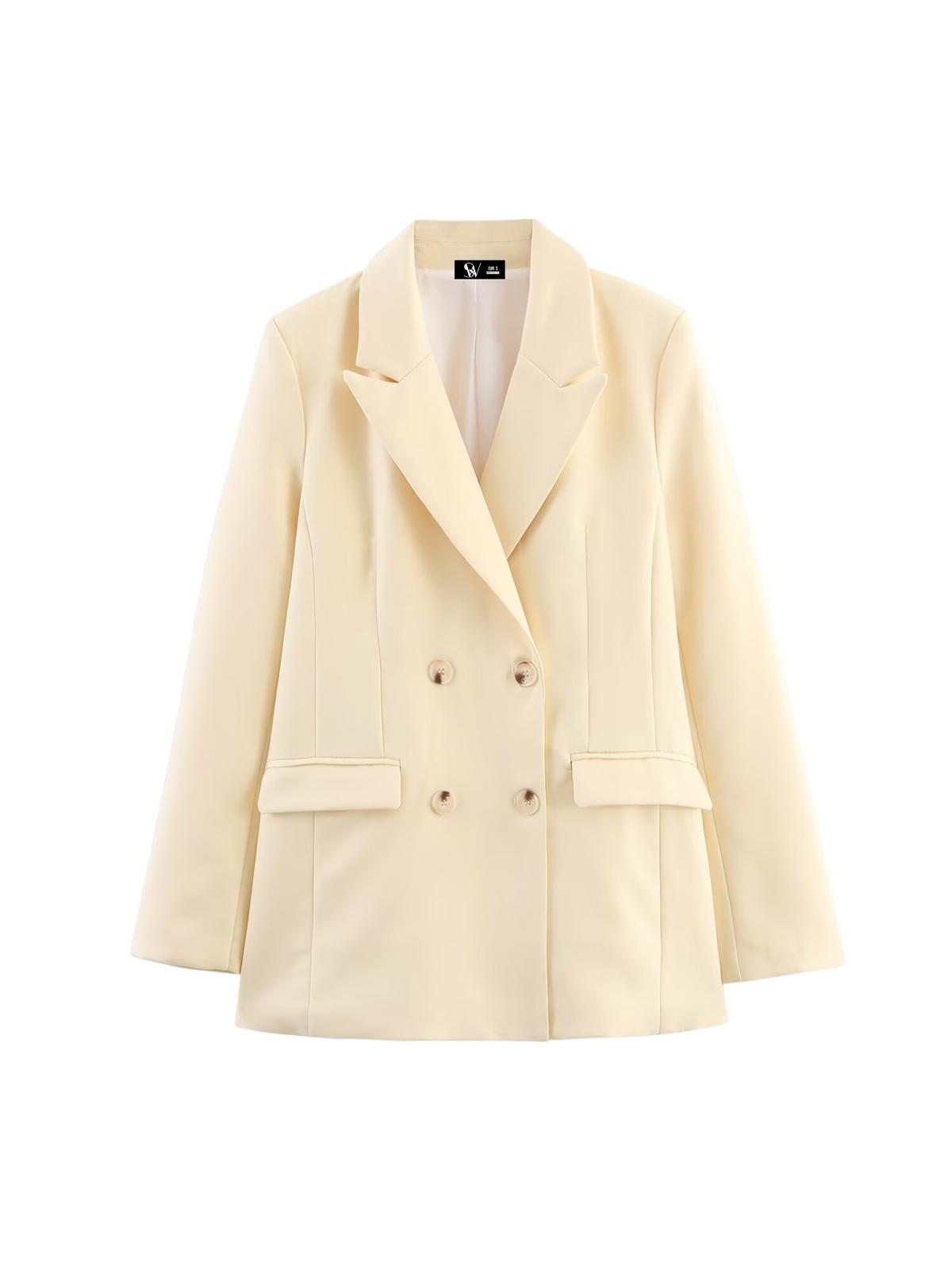BLAZER CRUZADA VAINILLA