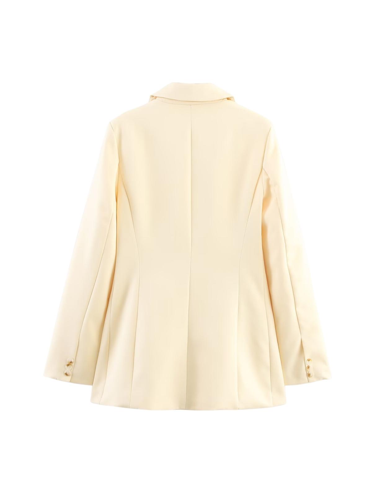 BLAZER CRUZADA VAINILLA