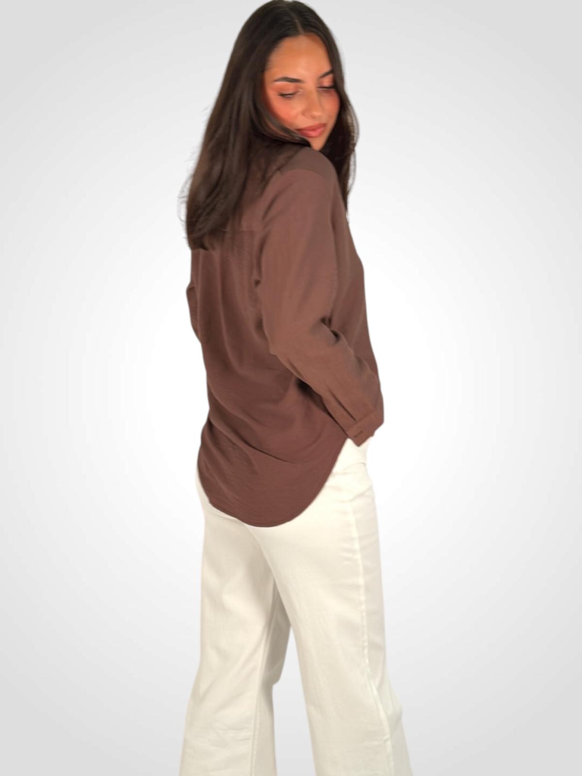 CAMISA MARRON