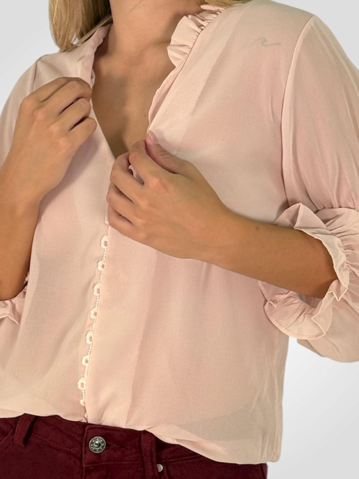 CAMISA GASA ROSA 2