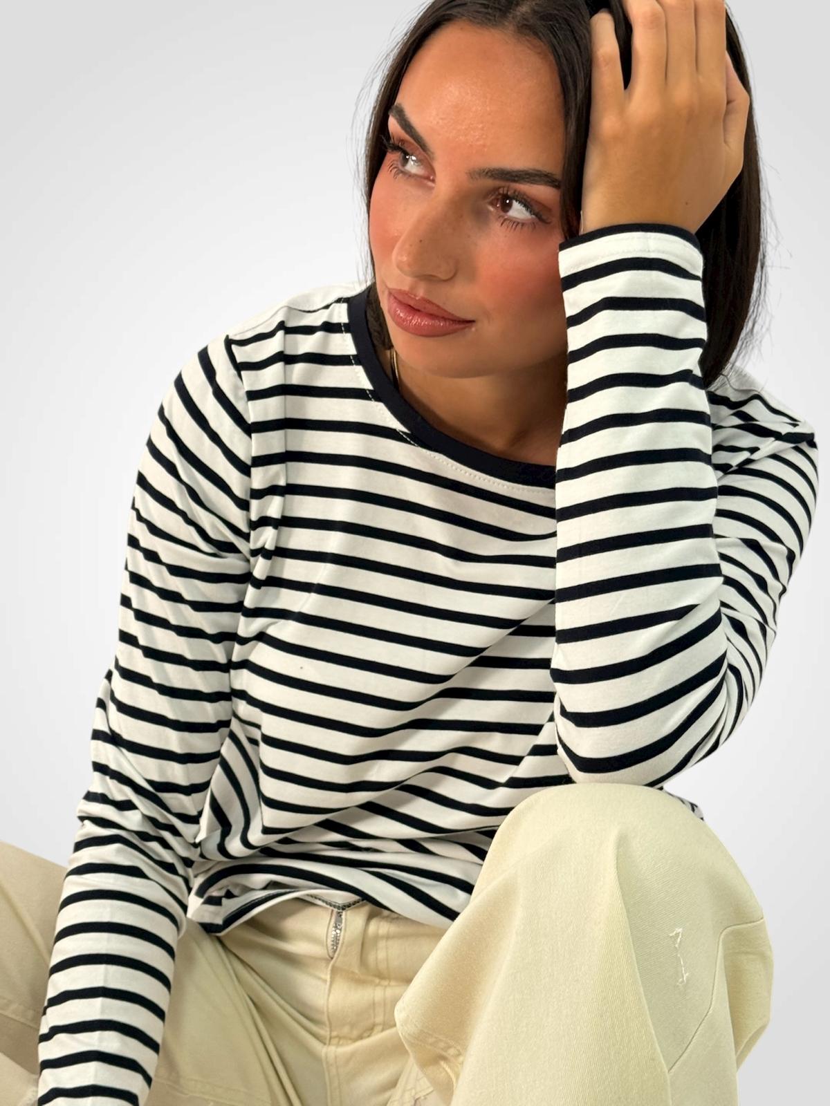 Camiseta Rayas SIGLERWOMAN vista frontal